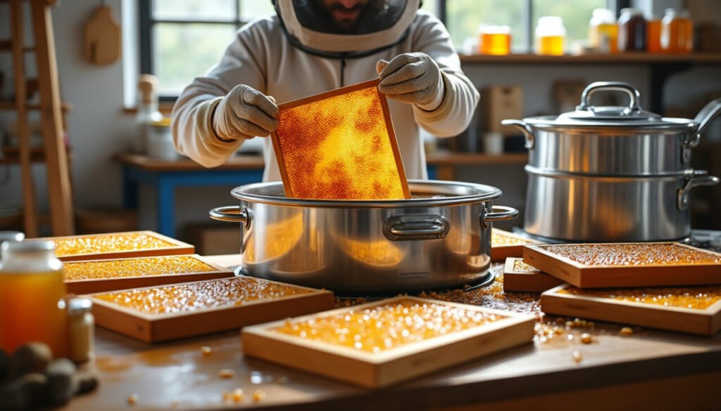 découvrez comment bien placer les cadres dans un extracteur de miel pour une extraction efficace et sans casse. suivez nos conseils pratiques pour optimiser votre récolte de miel en toute simplicité.