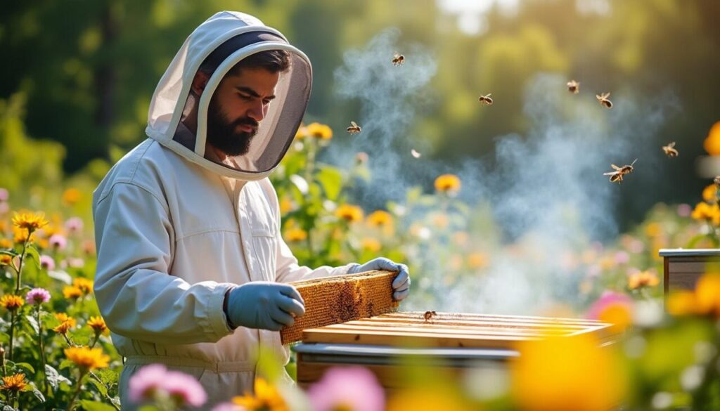 découvrez pourquoi l'apiculteur utilise un enfumoir lors de ses visites aux ruches : rôle, fonctionnement et bénéfices pour la sécurité de l'apiculteur et le bien-être des abeilles.