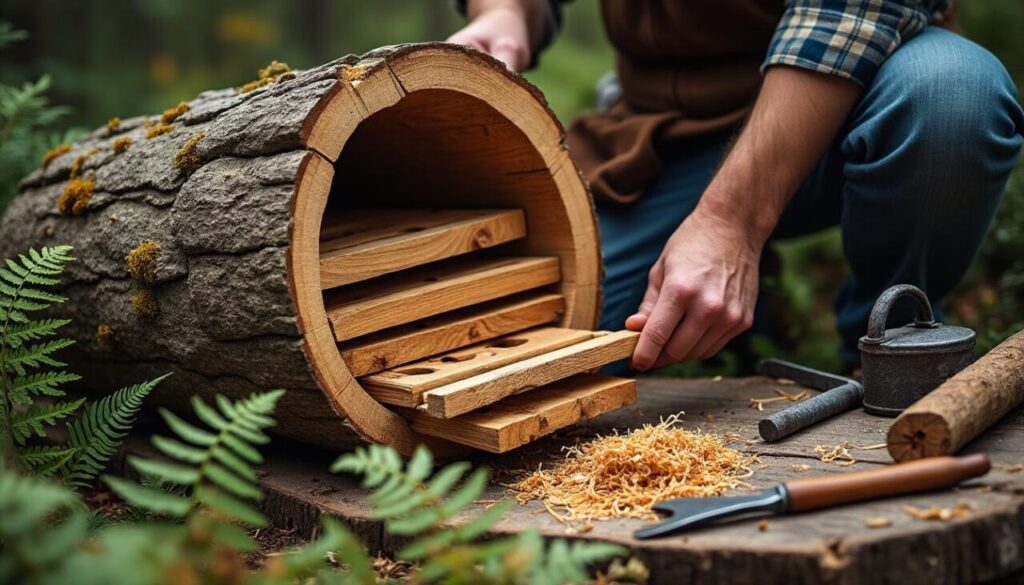 apprenez à construire une ruche tronc étape par étape grâce à notre guide complet, pour accueillir vos abeilles dans un habitat naturel et efficace.