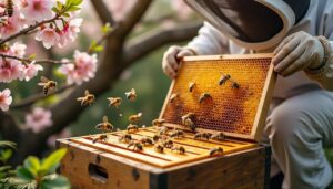 découvrez le processus de fabrication du miel de châtaignier, de la récolte du nectar à l'extraction du miel, et ses caractéristiques uniques.