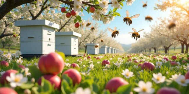 découvrez pourquoi élever des abeilles près d'un verger favorise la pollinisation, améliore la qualité des fruits et soutient la biodiversité locale.