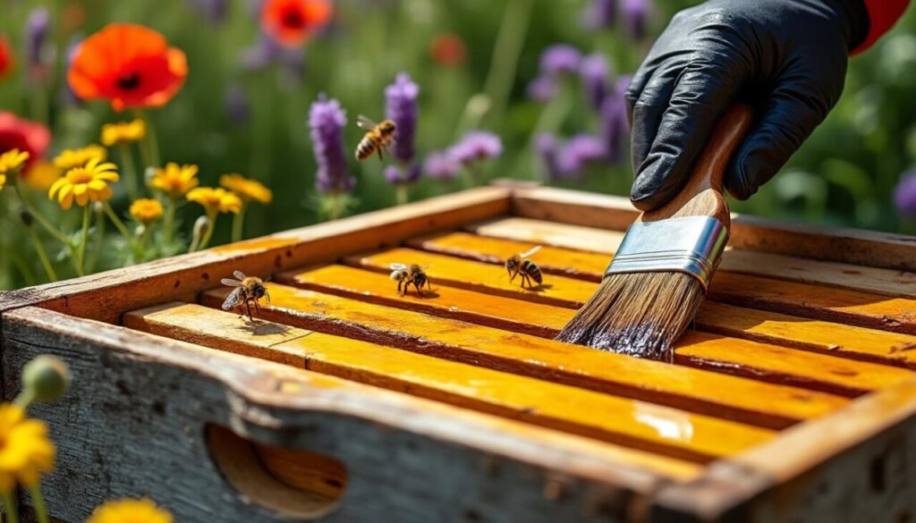 découvrez quelle huile de lin est idéale pour protéger et entretenir vos ruches, en assurant durabilité et sécurité pour vos abeilles.