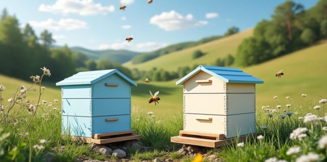 découvrez quelle distance respecter entre deux ruches pour assurer la santé et la productivité de vos abeilles.