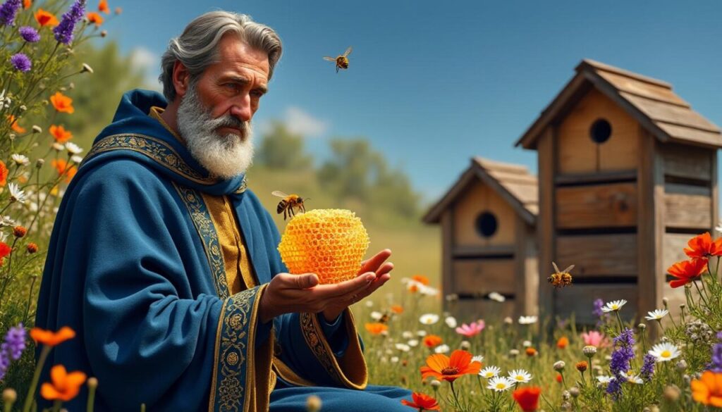 découvrez l'identité du saint patron des apiculteurs, protecteur des abeilles et des artisans du miel.